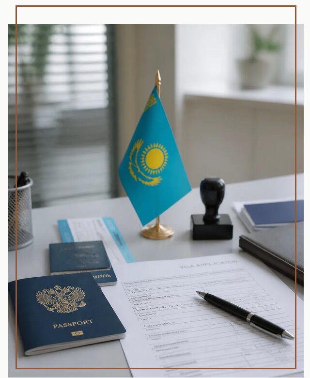 Оформление визы в Казахстан для поездки и работы в Вольске